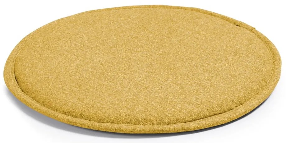 Żółta poduszka na krzesło Kave Home Stick