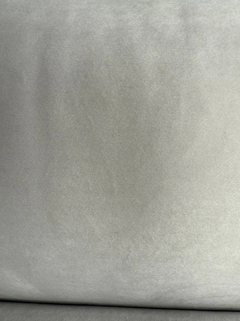 REZERWACJA Narożnik, Sofa narożna CXL by Christian Lacroix z aksamitu popiel light grey popiel Naima 316 cm, lewa