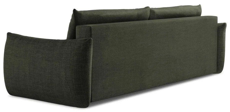 Zielona rozkładana sofa 230 cm Leila – Makamii