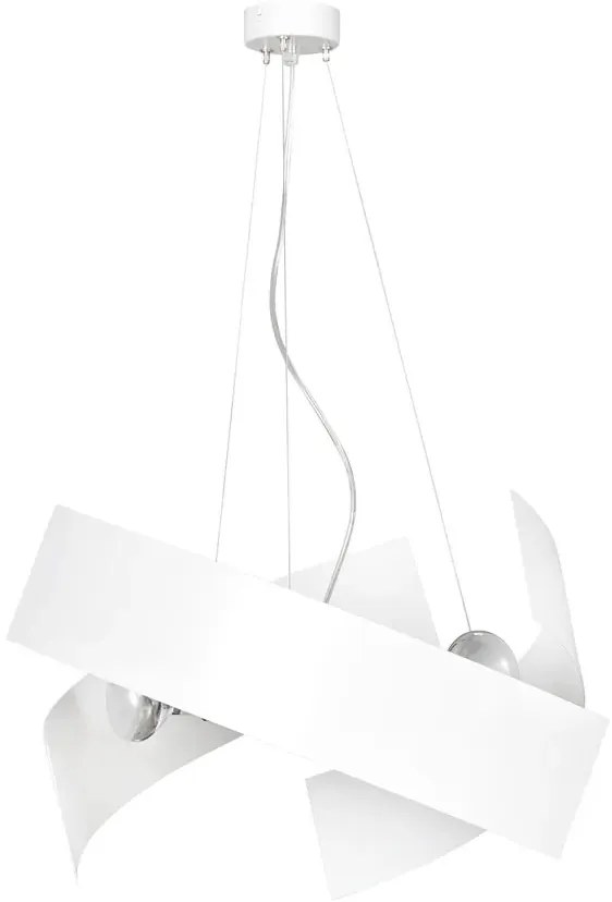 Biała nowoczesna lampa wisząca regulowana - 3X D026 Z4-L38