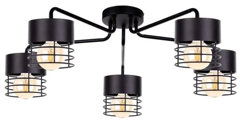 żyrandol natynkowy ELL 5xE27/60W/230V