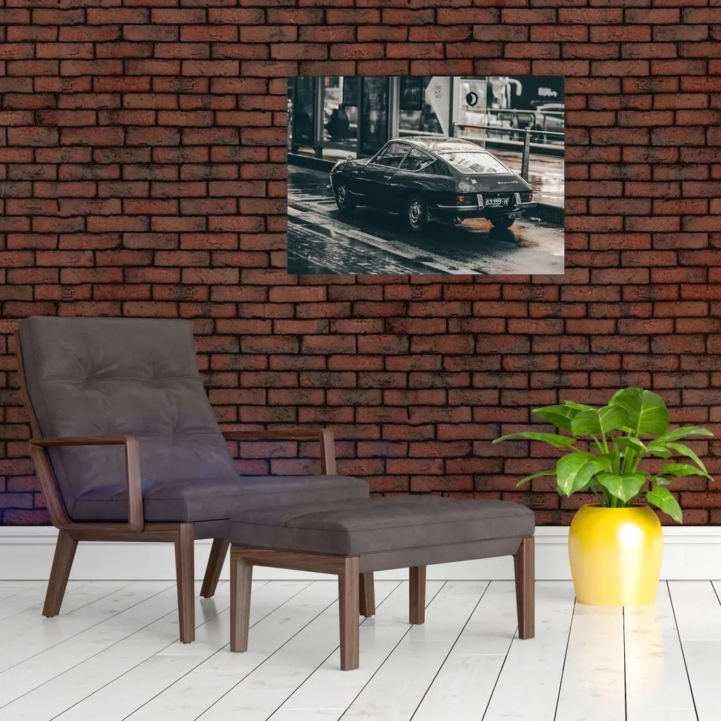 Obraz poruszającego się samochodu (70x50 cm)