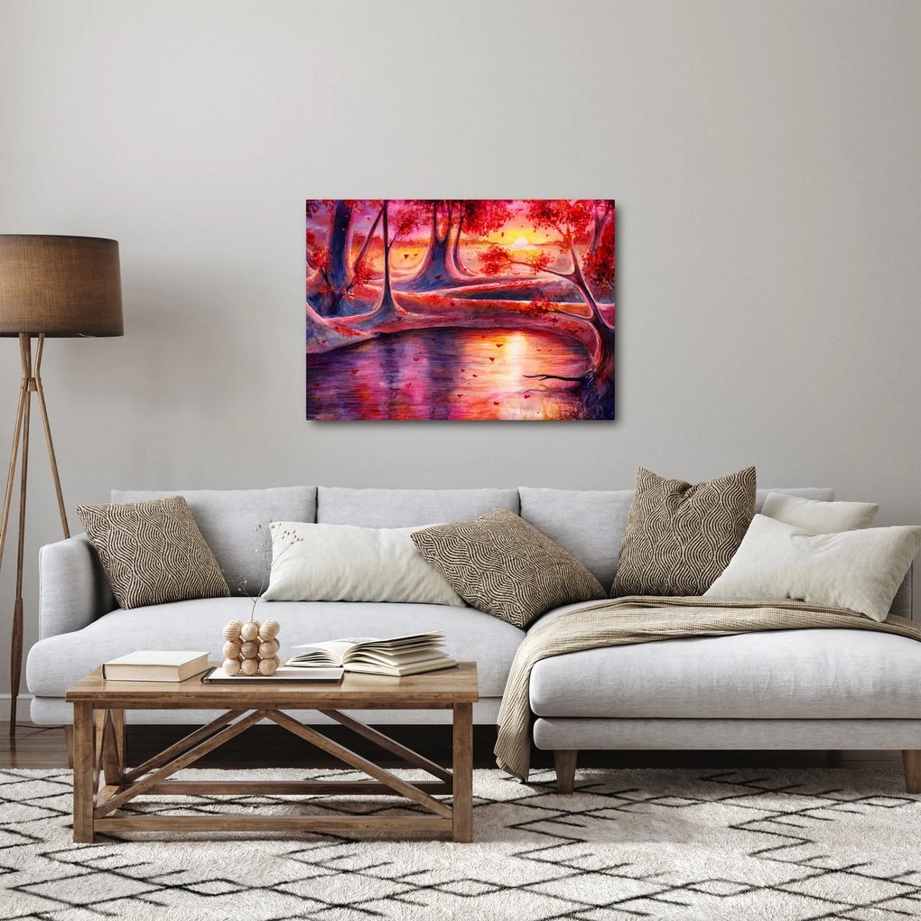 Obraz magicznego lasu (70x50 cm)