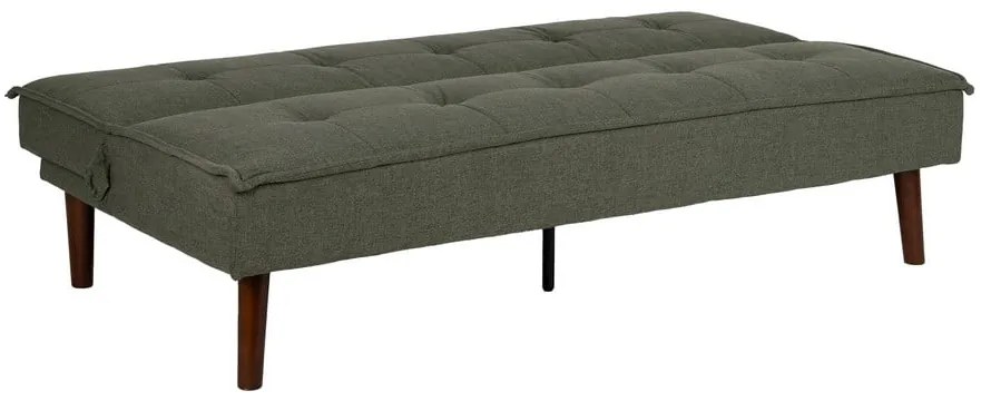 Zielona rozkładana sofa z tkaniny szenilowej 181 cm – Ixia