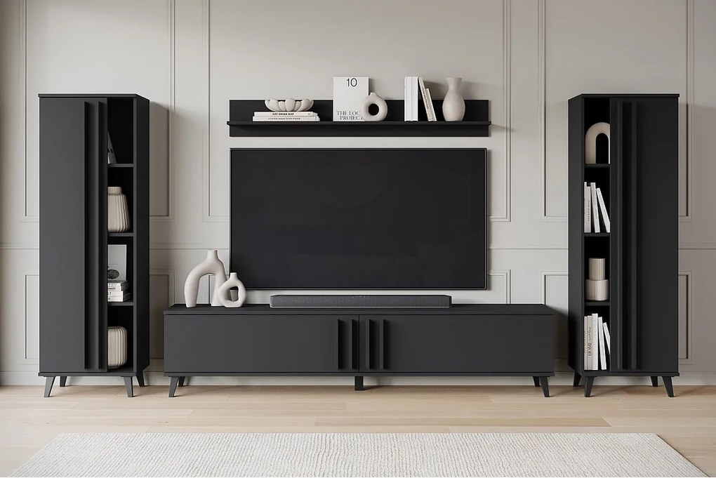 MINIO go for it, Meblościanka HURON I czarny