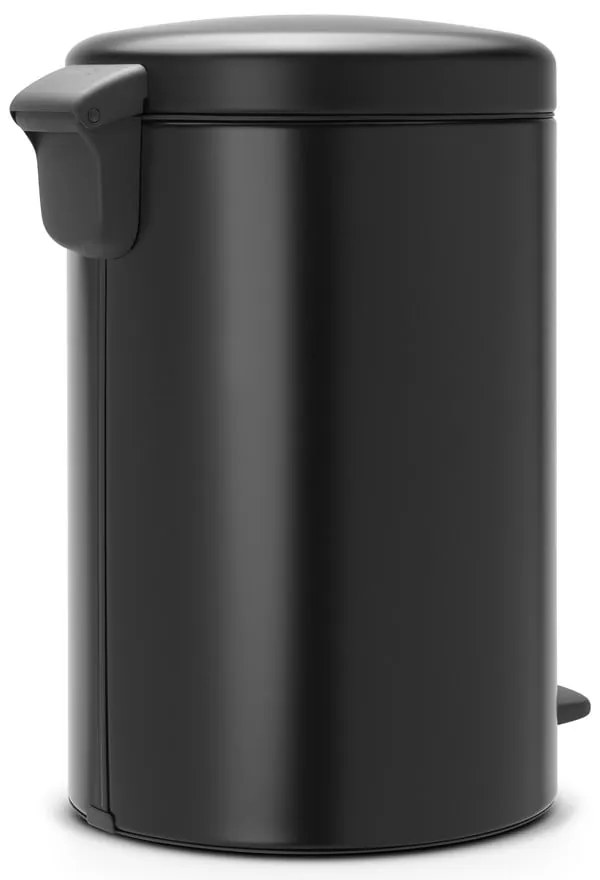 Stalowy kosz na śmieci z pedałem w kolorze matowej czerni 20 l NewIcon – Brabantia