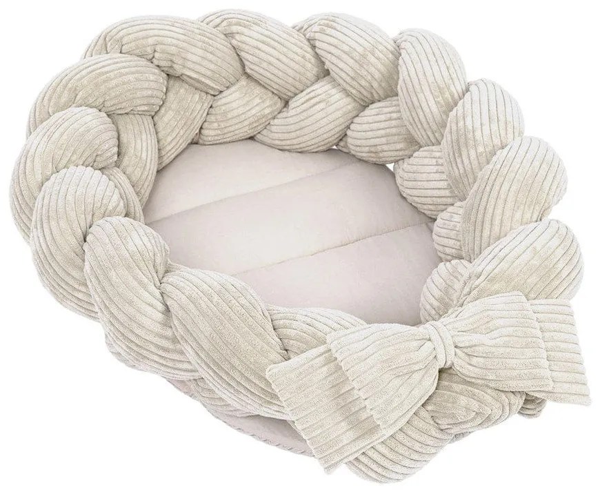 Beżowy kokon dla niemowląt 47x70 cm – Meowbaby