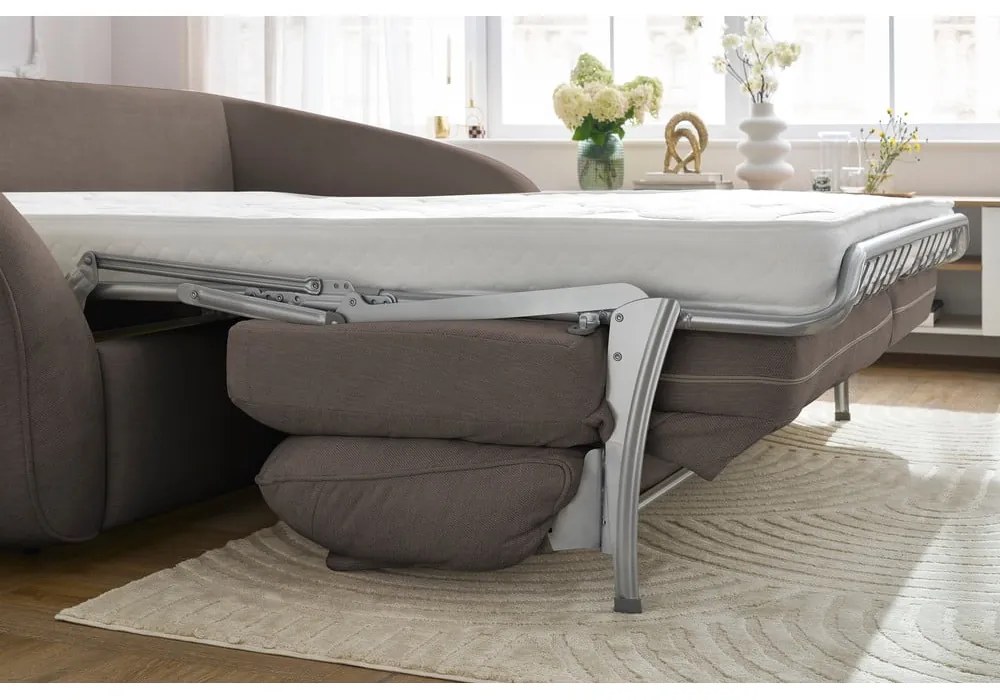 Ciemnoszara rozkładana sofa 235 cm Cezanne – Bobochic Paris