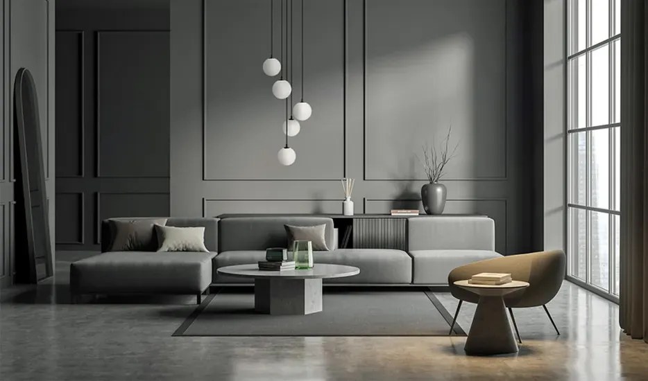 Lampa z wiszącymi kulami biała F0-E67