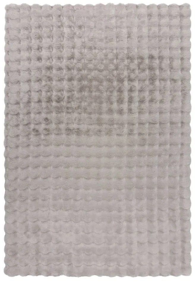 Jasnoszara syntetyczna skóra 120x170 cm Waffle Faux Fur – Flair Rugs