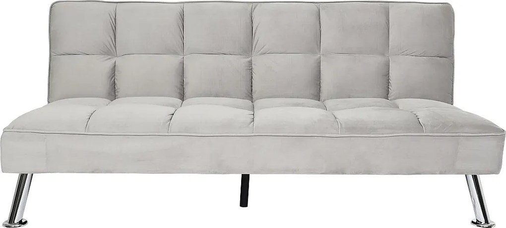 Sofa MCW-K21,  aksamit, szary