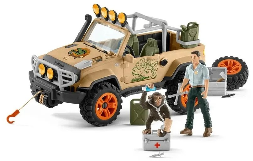 Schleich 42410 Samochód terenowy 4 x 4 z wyciągarką