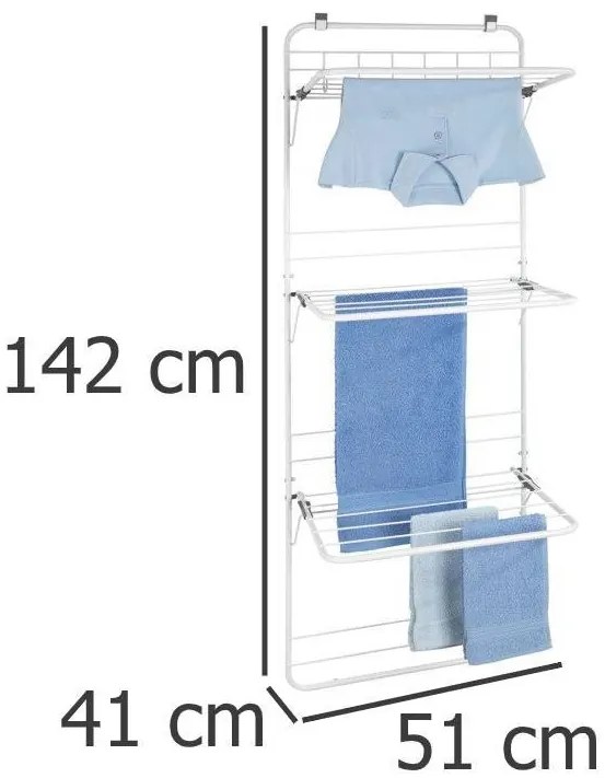 Suszarka na pranie zawieszana na drzwi, 142 cm, WENKO