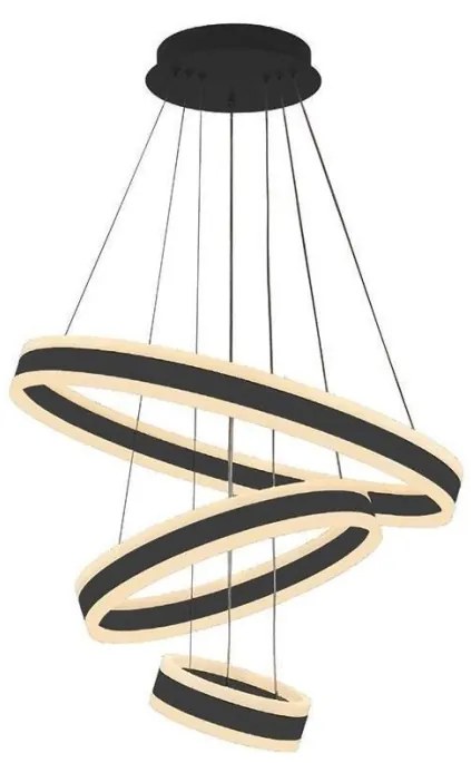 LED regulowany żyrandol na linkach LED/165W/230V 3000-6500K + DO