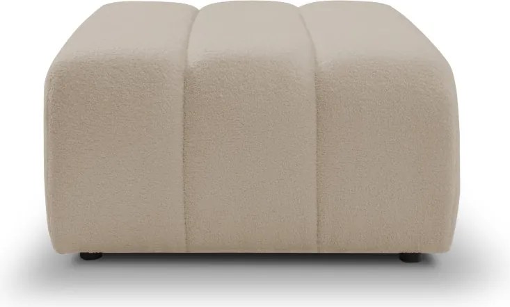 Pufa BALOO w kolorze beżowym w tkaninie LAMBI 06