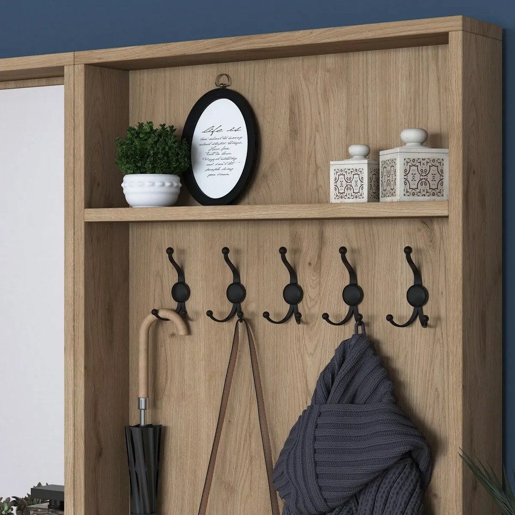 Zestaw do przedpokoju Pome White and Walnut I