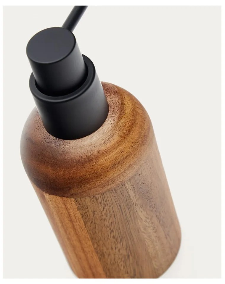 Drewniany dozownik do mydła w naturalnym kolorze 460 ml Senda – Kave Home