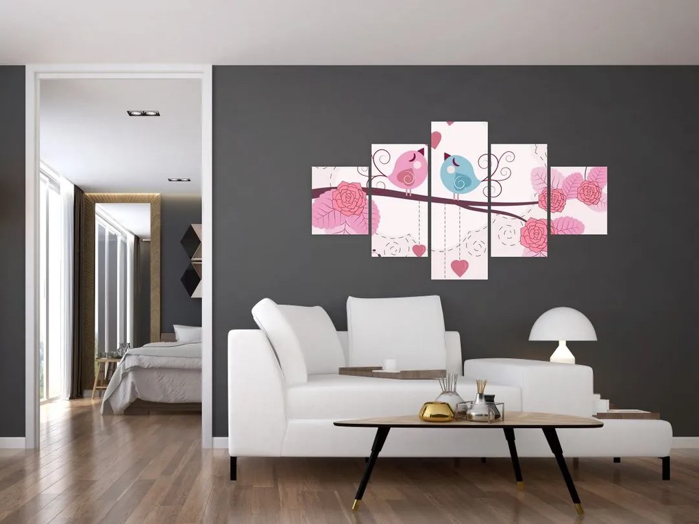 Obraz - Czas miłości (125x70 cm)