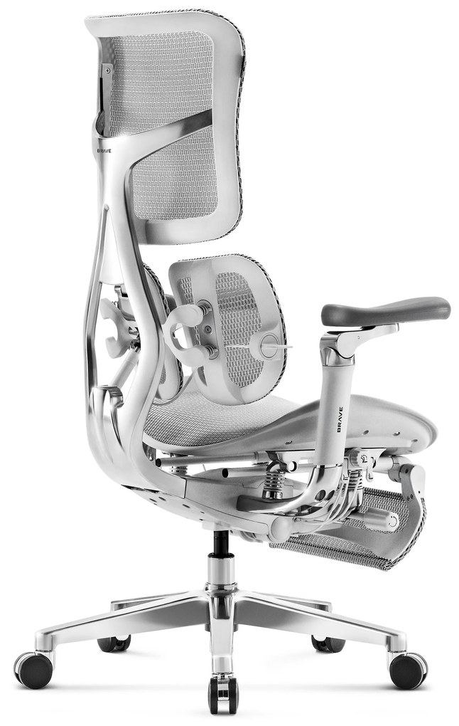 Fotel ergonomiczny szary V-Kinetic