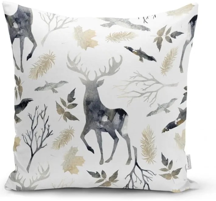 Zestaw 4 świątecznych poszewek na poduszki i bieżnika Minimalist Cushion Covers Christmas Forest
