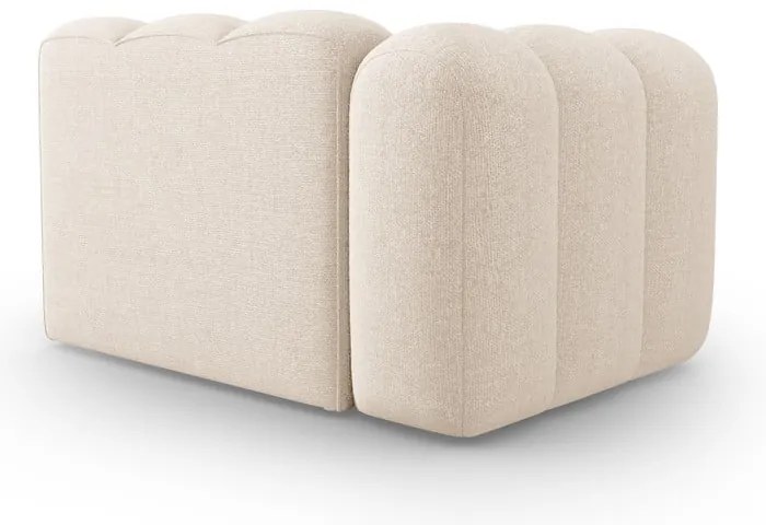 Kremowy moduł sofy (lewostronny) Lupine – Micadoni Home