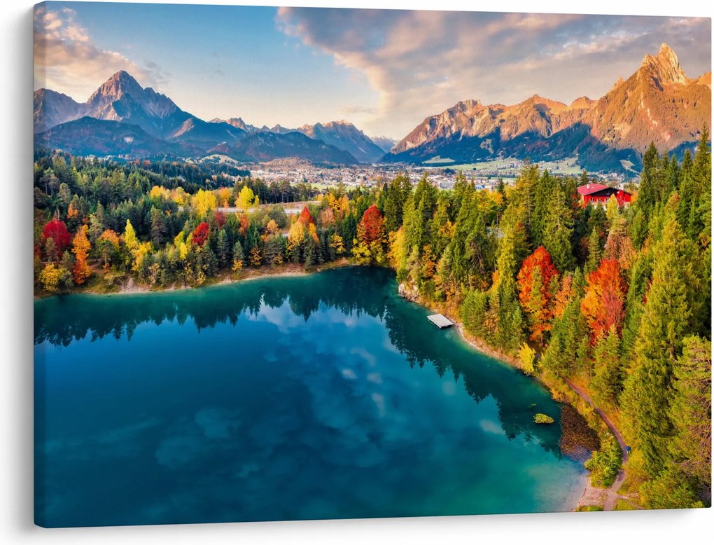 Obraz - Jezioro Urisee, Austria (70x50 cm)