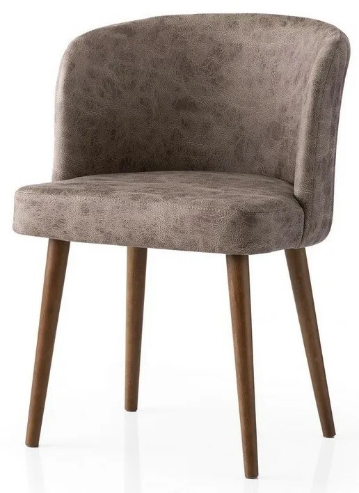 Zestaw krzeseł do jadalni Zen Mink and Black, 4sztuki