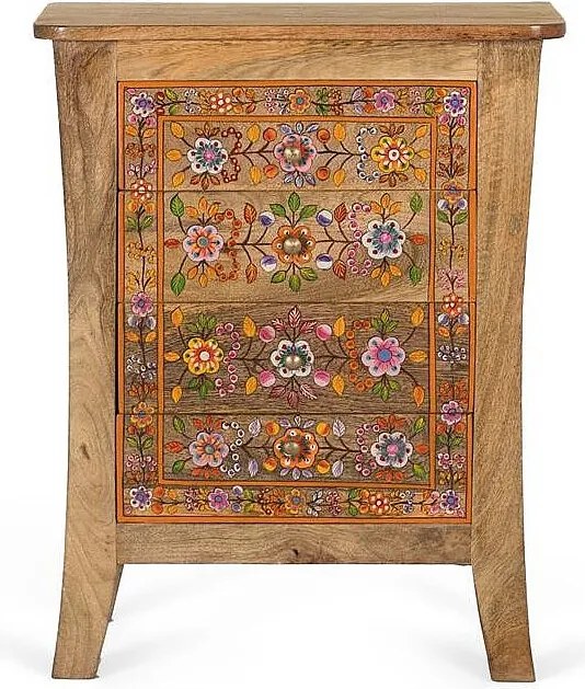 Stolik nocny z 4 oknami w lesie Manguier