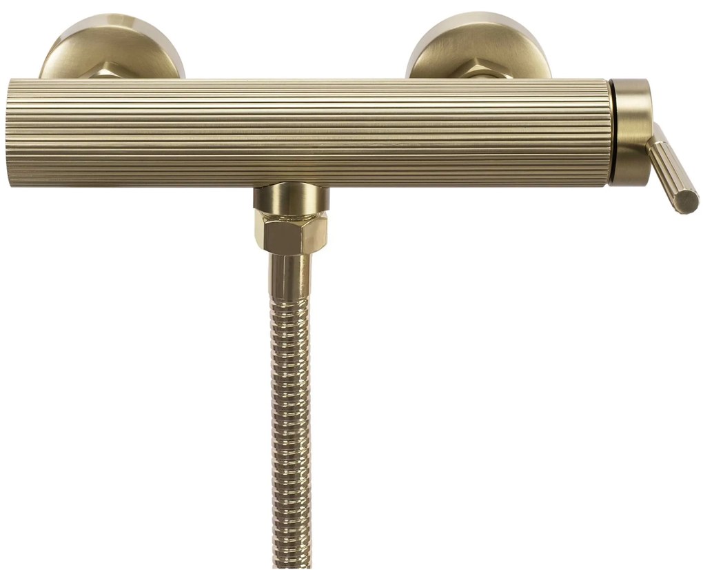 Bateria prysznicowa REA Argon ZŁOTA SZCZOTKOWANA