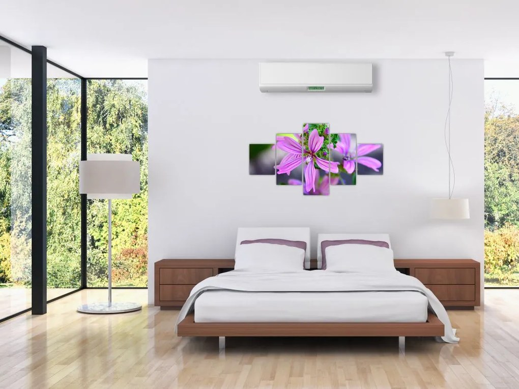 Zbliżenie kwiatu (125x70 cm)