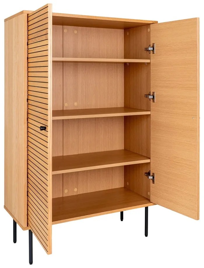 Szafka w dekorze dębu w naturalnym kolorze 80x130 cm Kyoto – House Nordic