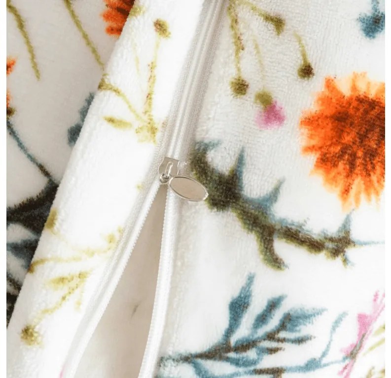 PrzytulneMieszkanie.pl PrzytulneMieszkanie.pl Pościel z mikropluszu HERBALIS kremowa Rozmiar pościeli: 70 x 90 cm | 140 x 220 cm