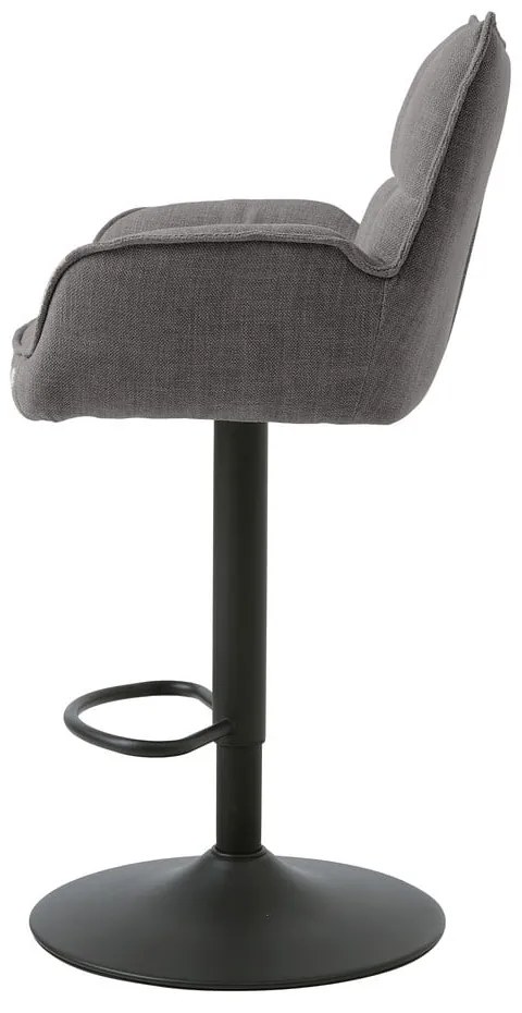 Szare hokery z regulowaną wysokością zestaw 2 szt. Marilla – Unique Furniture