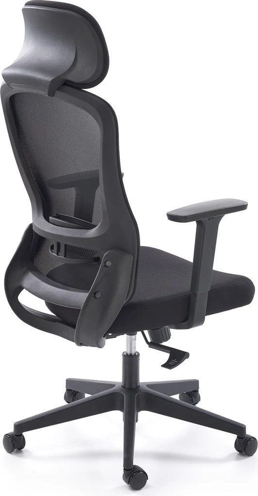 Regulowany fotel biurowy Sonar Halmar, zgodny z normą BHP