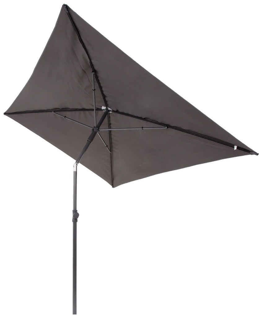 Parasol balkonowy prostokątny 2,1 x 1,4 m szary PATIO