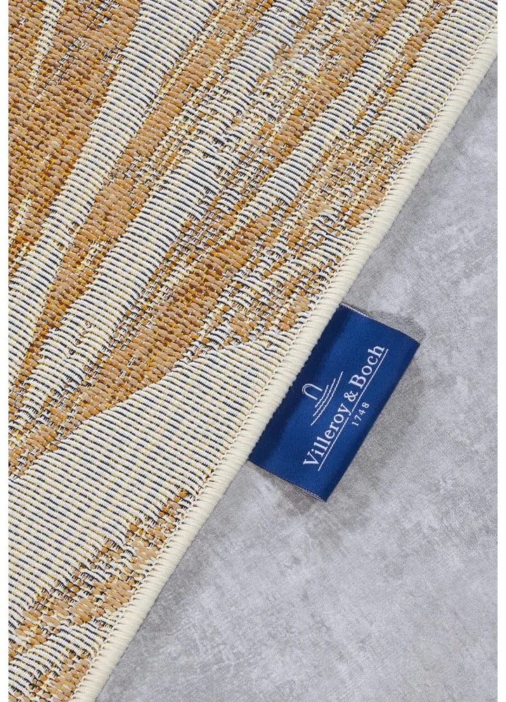 Dywan w biało-złotym kolorze odpowiedni na zewnątrz 160x235 cm Leonie – Villeroy&amp;Boch