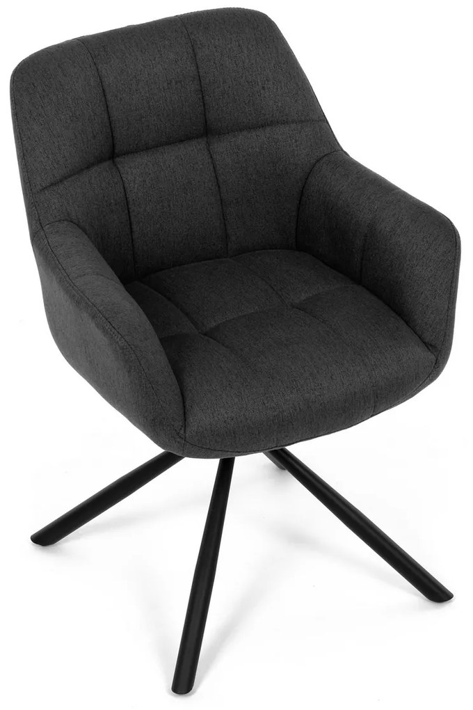 Zestaw krzeseł obiadowych z mechanizmem powrotnymHC-532 GREY2, 2 szt.