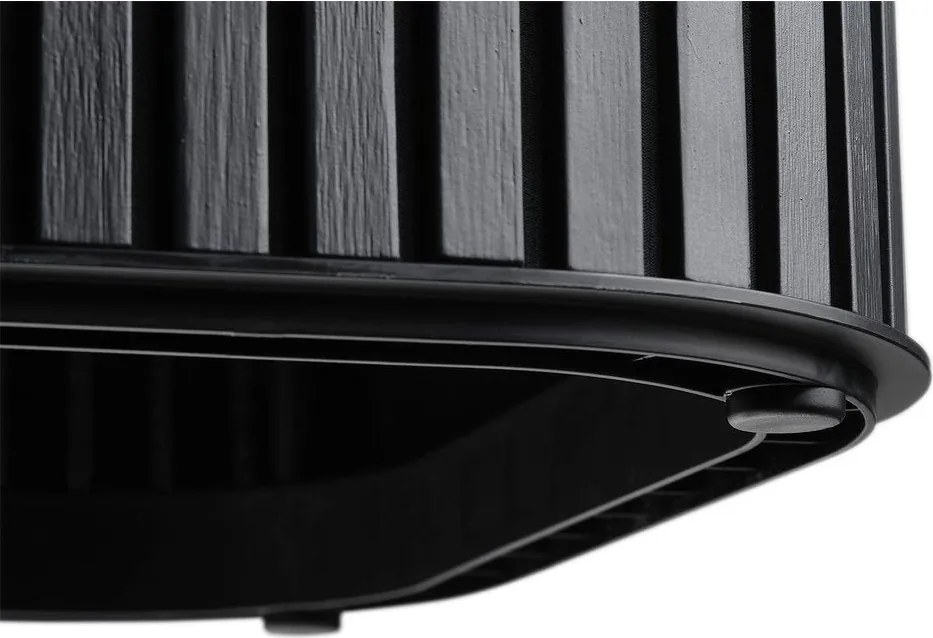 Czarny bambusowy kosz na pranie 3x30 l Tota Trio Luxe – Joseph Joseph