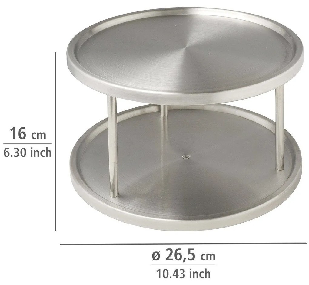 Deska obrotowa, organizer na przyprawy - 2 poziomy, WENKO