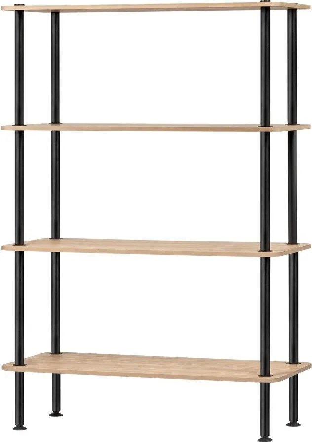 Regał w dekorze dębu w naturalnym kolorze 80x127x35 cm Teidi – noo.ma