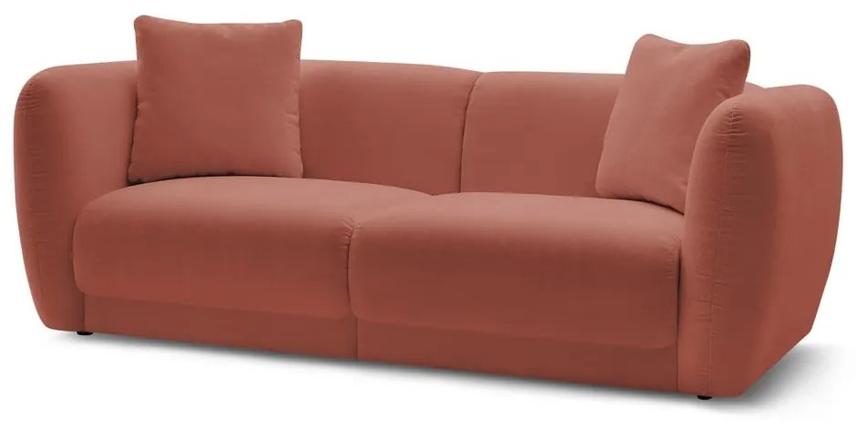 Czerwona sofa 230 cm Bourbon – Bobochic Paris