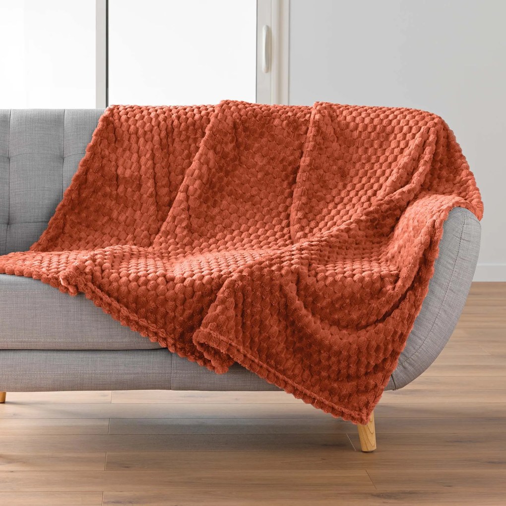 Narzuta flanelowa 125 x 150 cm FROSTY