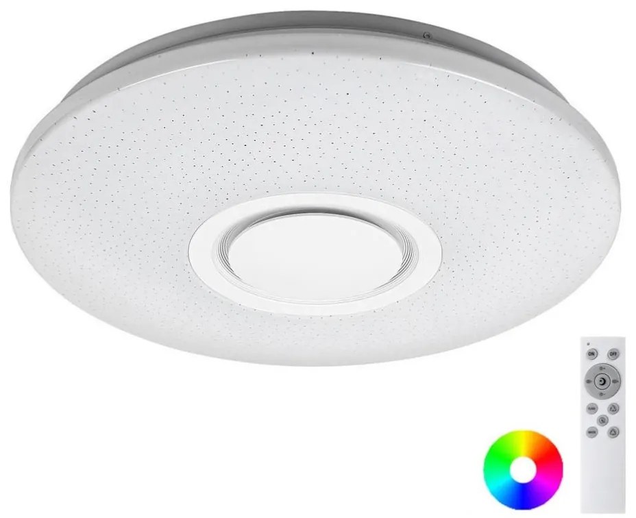 Rabalux 3509 - LED RGB ściemnialna lampa sufitowa RODION LED/24W/230V + pilot