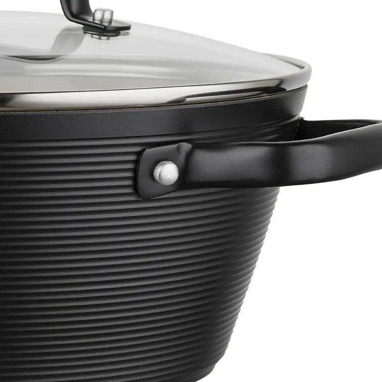 Florina Aluminiowy garnek Carina Black 5,2 l, 28 cm, śred. 28 cm