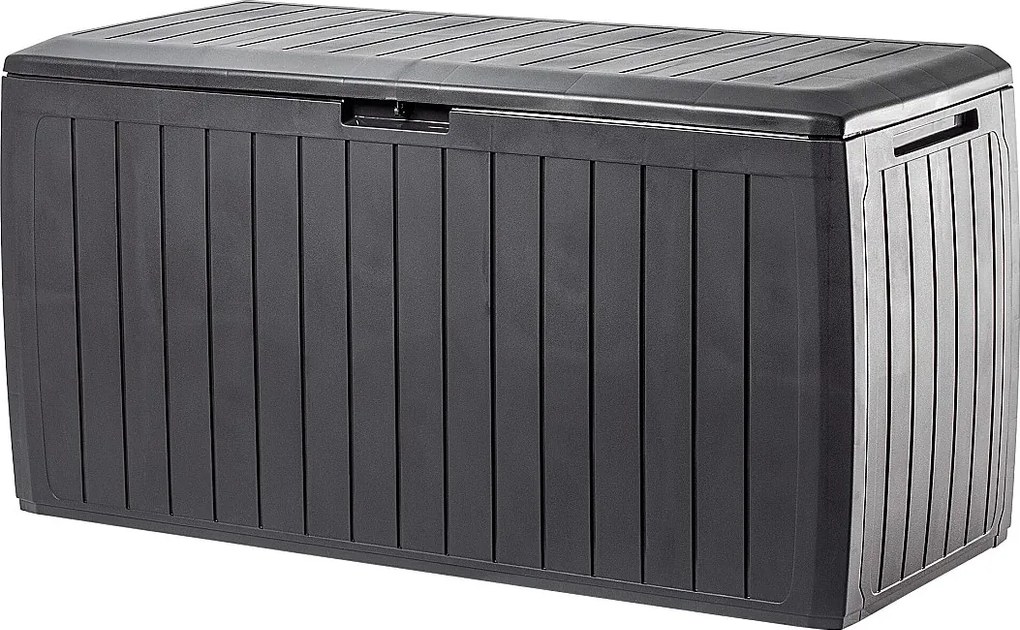 KADAX Skrzynia ogrodowa Amfisa 290L, ciemny brąz