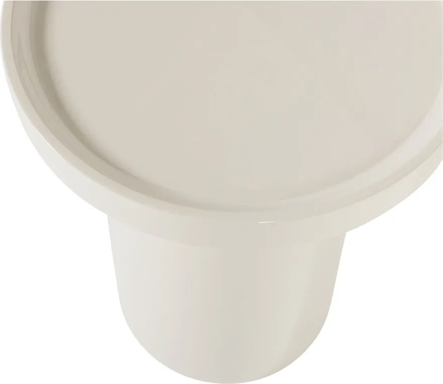 Okrągły stolik z połyskiem ø 40 cm Veluna – WOOOD