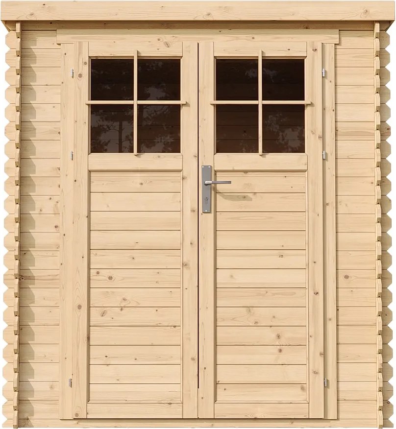 Drewniany domek narzędziowy ogrodowy z podłoga - M309F+M309G