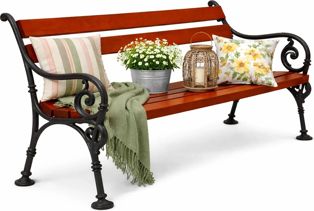 Drewniana Ławka Ogrodowa 180 Cm S6-P00