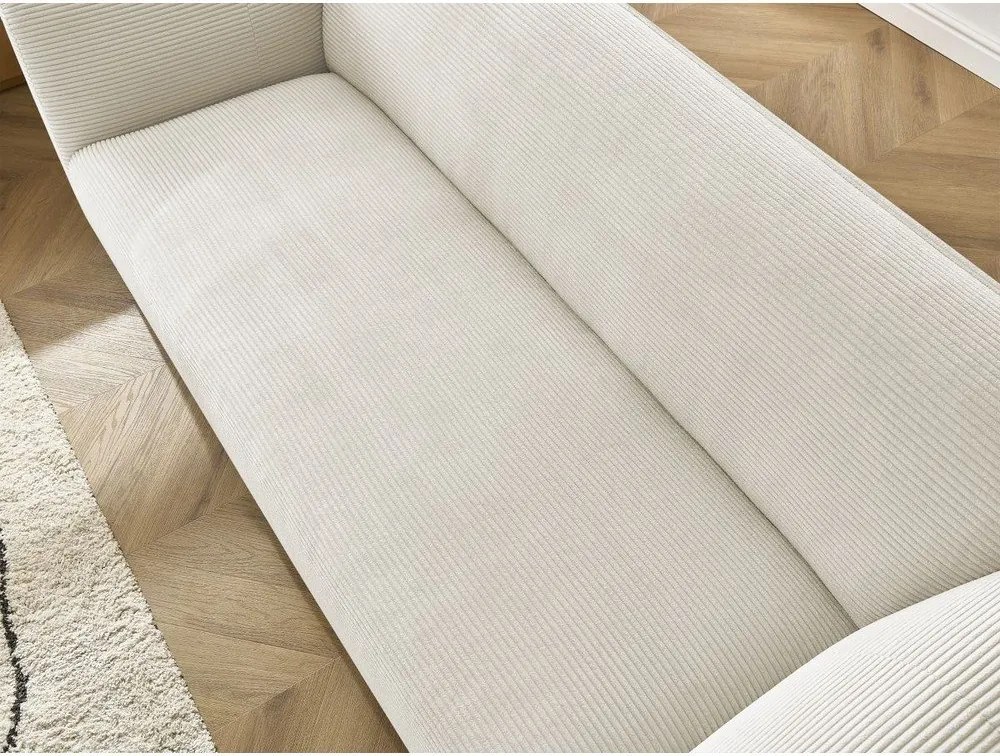 Beżowa sztruksowa sofa 242 cm Giorgia – Bobochic Paris