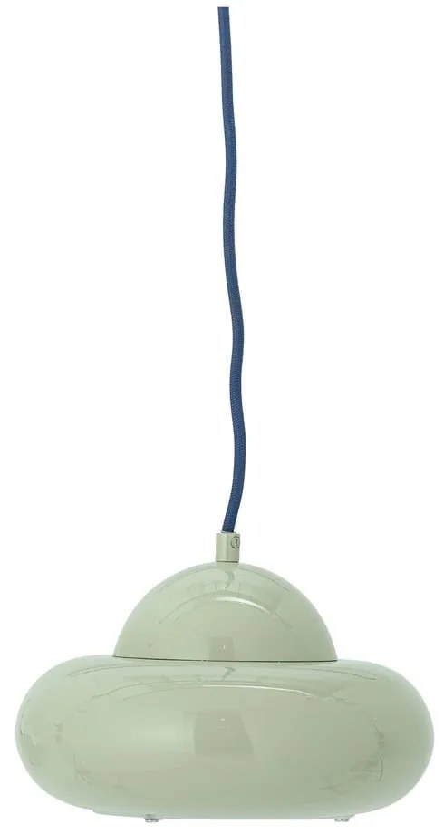 Zielona lampa wisząca z metalowym kloszem ø 22 cm Bubble – Bloomingville